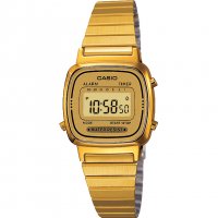Casio - Vintage , Stainless Steel Digital Watch LA670WEGA-9EF