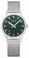 Mondaine - Classic, Stainless Steel - Forest Green Watch, Size 36mm A6603031460SBJ