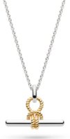 Kit Heath - Marina Rope, Rhodium Plated - Yellow Gold Plated - Necklace, Size 18" 91093GRP