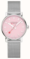Mondaine - Wild Rose, Stainless Steel - Quartz Watch, Size 35mm MSE35130SM