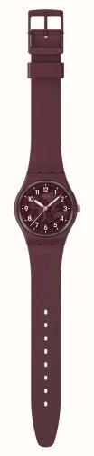 Swatch - Thru The Crown Glass, Plastic/Silicone Quartz Watch SO28R115