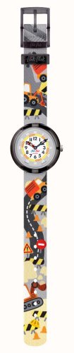 Swatch - Build It Up, Plastic/Silicone Quartz Watch FBNP217