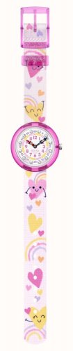 Swatch - Bouncing Hearts, Plastic/Silicone Quartz Watch FBNP223