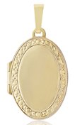 Guest and Philips - Family Locket, Yellow Gold 9ct Pendant LK224