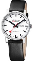 Mondaine - Swiss Railways Evo Big Watch, Stainless Steel - Quartz Big Watch, Size 40mm A1323034811SBB