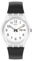 Swatch - Rinse Repeat Black, Plastic/Silicone Quartz Watch SO28K701