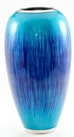 Guest and Philips - Aluminium - Brushed Aqua Vase, Size 25cm 8439-BA