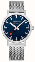 Mondaine - Classic, Stainless Steel - Deepest Blue Watch, Size 40mm A66030036040SBJ