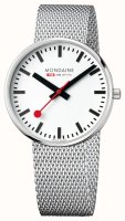 Mondaine - Giant, Stainless Steel - Mesh Watch, Size 42mm MSX4211BSM