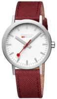 Mondaine - Classic, Stainless Steel - Fabric - Quartz Watch, Size 40mm A6603036017SBC