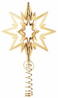 Georg Jensen - Top Star, Yellow Gold Plated Tree Topper 10013714