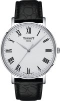 Tissot - EVERYTIME, Stainless Steel - Leather - WATCH, Size 40MM T1434101603300