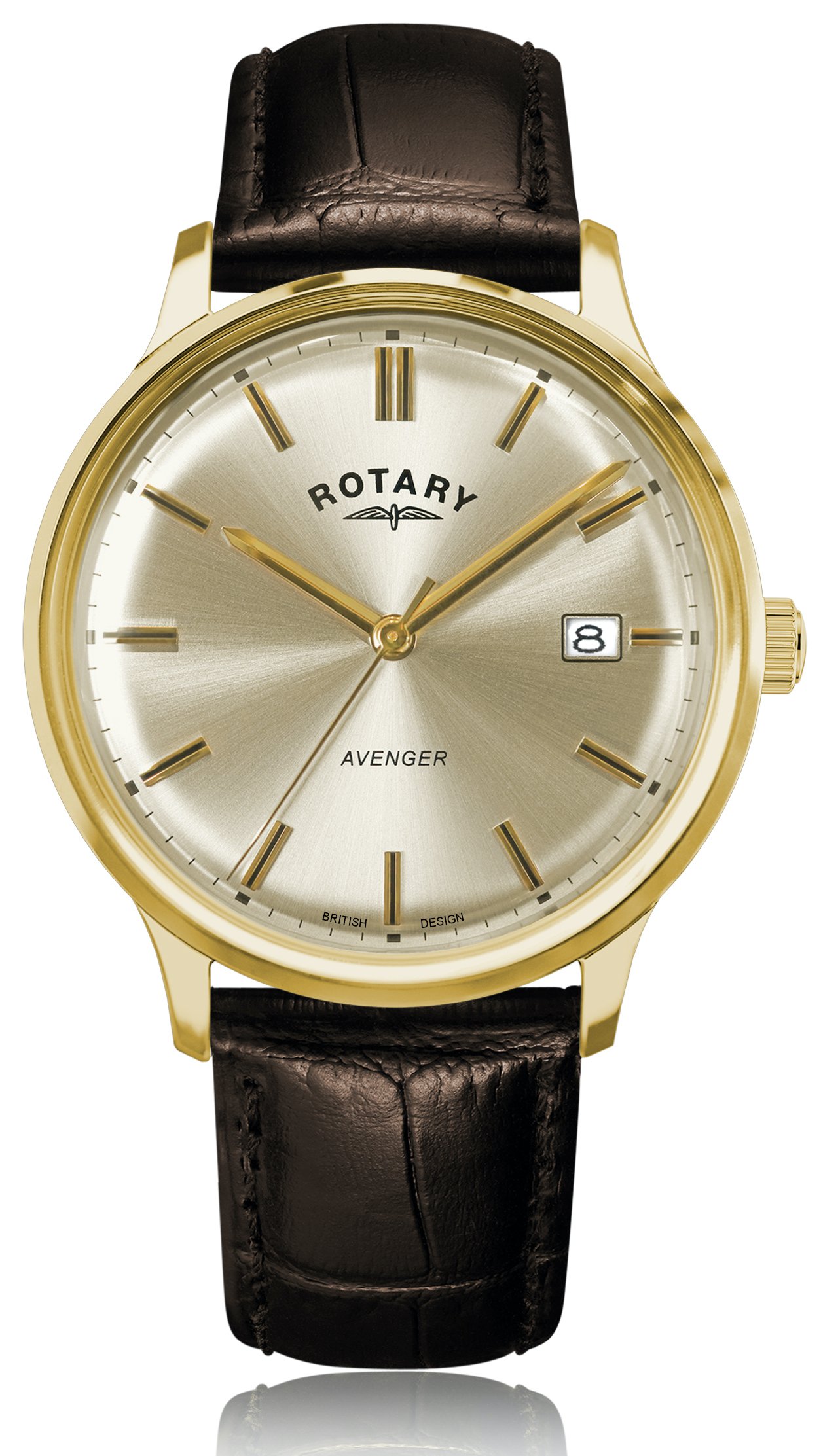 Rotary quartz shop watch