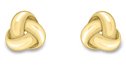 Guest and Philips - 9CT, Yellow Gold KNOT EARRINGS ER715