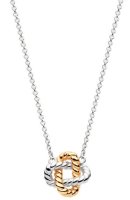 Kit Heath - Marina Rope, Rhodium Plated - Yellow Gold Plated - Necklet, Size 18" 91072GRP