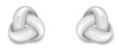 Guest and Philips - White Gold 9ct Knot Earrings ER716