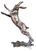 Richard Cooper - Hares Boxing, Bronze Ornament 1117