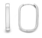 Guest and Philips - White Gold 9ct Huggie Earrings EA020