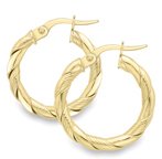 Guest and Philips - 9CT, Yellow Gold EARRINGS EA080