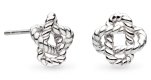 Kit Heath - MARINA ROPE, Sterling Silver STUD EARRINGS 41072RP