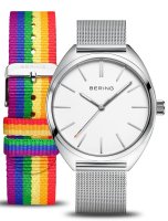 Bering - Stainless Steel Mianese Strap Watch 127220-40-000