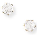 Guest and Philips - Cubic Zirconia Set, Yellow Gold - 9ct Stone Set Stud SE304