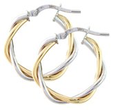 Guest and Philips - Yellow Gold 9ct Hoop Earrings