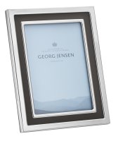 Georg Jensen - Manhattan, Faux Leather - Stainless Steel - Picture Frame, Size 5x7" 10020452