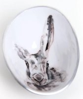 Guest and Philips - Aluminium - Hare Oval Bowl, Size 16cm 9413-H