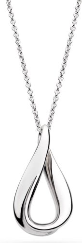 Kit Heath - Serenity , Rhodium Plated - Sterling Silver - Dainty Necklace, Size 18