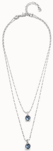 Uno de 50 - AURA BLUE, Silver Plated NECKLACE COL1866AZUMTL0U