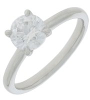 Guest and Philips - Lab Grown Diamond Set, White Gold - 9ct D 1.00ct D VS2 Ring, Size N 09RIDI96151 CERT235