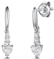 Jools - Cubic Zirconia Set, Sterling Silver - Earrings jce4032