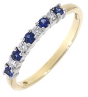 Guest and Philips - Sapphire Set, Yellow Gold - White Gold - 18ct D 0.11ct Sap 0.20ct HET Ring 21210J5