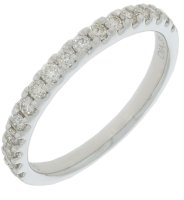 Guest and Philips - Diamond Set, White Gold - 9ct 35pt 17st HET Ring, Size O 09RIDI67113