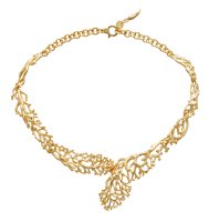 Giovanni Raspini - Coral, Yellow Gold Plated Necklace 11922