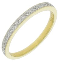 Guest and Philips - Diamond Set, Yellow Gold - White Gold - 9ct 15pt 24st HET Ring, Size N 09RIDI67701