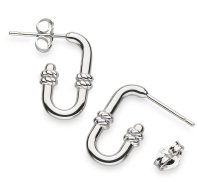 Kit Heath - MARINA ROPE, Sterling Silver STUD EARRINGS 41092RP