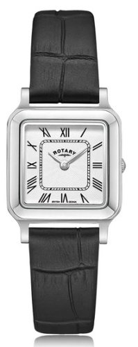 Rotary - Dress, Stainless Steel - Leather - Quartz Watch, Size 23mm LS05540-01