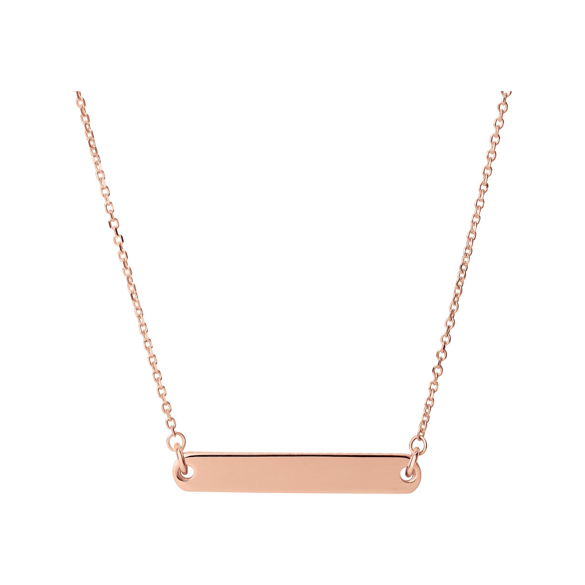 Links Of London Narrative Rose Gold Plated Narrative Short Necklace Guest And Philips