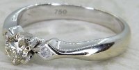 Antique Guest and Philips - Diamond Set, White Gold - Single Stone Ring R5591