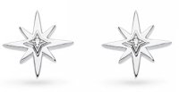 Kit Heath - CELESTE NORTH STAR, Cubic Zirconia Set, Sterling Silver - STUD EARRINGS 30466CZ