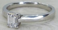 Antique Guest and Philips - Diamond Set, Platinum - Single Stone Ring R5624