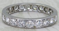 Antique Guest and Philips - Diamond Set, Platinum - Full Eternity Ring R5524