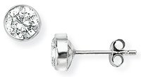 Guest and Philips - 9CT, Cubic Zirconia Set, White Gold - STUD EARRINGS se205