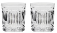 Royal Scot Crystal - Art Deco, Glass/Crystal - 2 Large Tumblers, Size 24cl ADB2LT