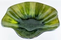 Guest and Philips - Aluminium - Brushed Green Poppy Bowl, Size 20cm 39393-FG