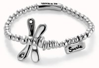 Uno de 50 - Ser Rebelde, Silver Plated Elastic Bracelet PUL2476MTL0000M