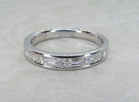 Antique Guest and Philips - Diamond Set, White Gold - Half Eternity Ring R5420