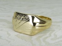 Antique Guest and Philips - Yellow Gold Signet Ring R5301